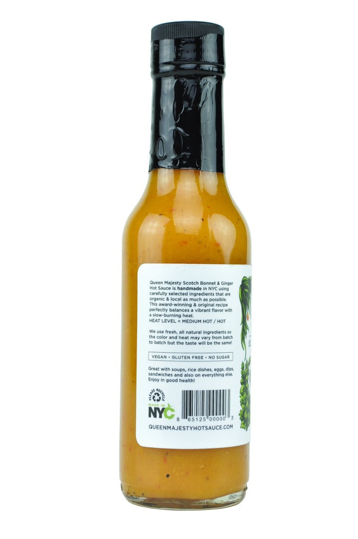 Scotch Bonnet & Ginger Hot Sauce | Queen Majesty