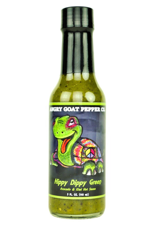 Hippy Dippy Green Hot Sauce | Angry Goat Pepper Co